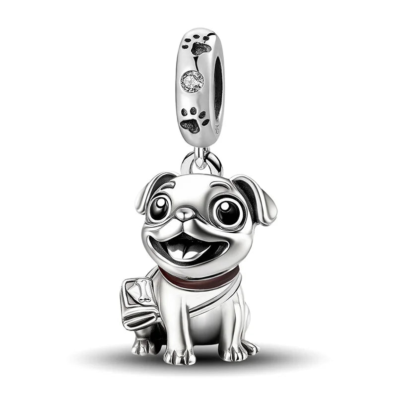 925 Sterling Silver Sunglasses Duck Puppy Cooking Mouse Bead Diy Bracelet Bangle Making Gift Of High Quality Fine Jewelry Pi-Mart