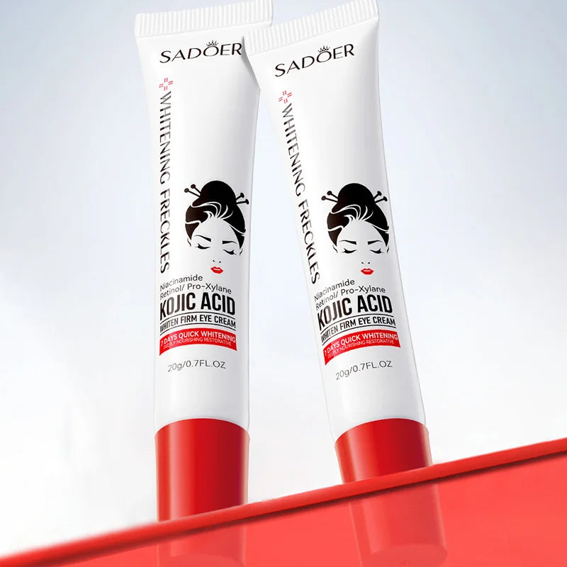 SADOER Kojic Acid Retinol Eye Cream Anti Dark Circles Remove Eye Bags Moisturizing Firming Beauty Eyes Skin Care Products Tri Light Beauty