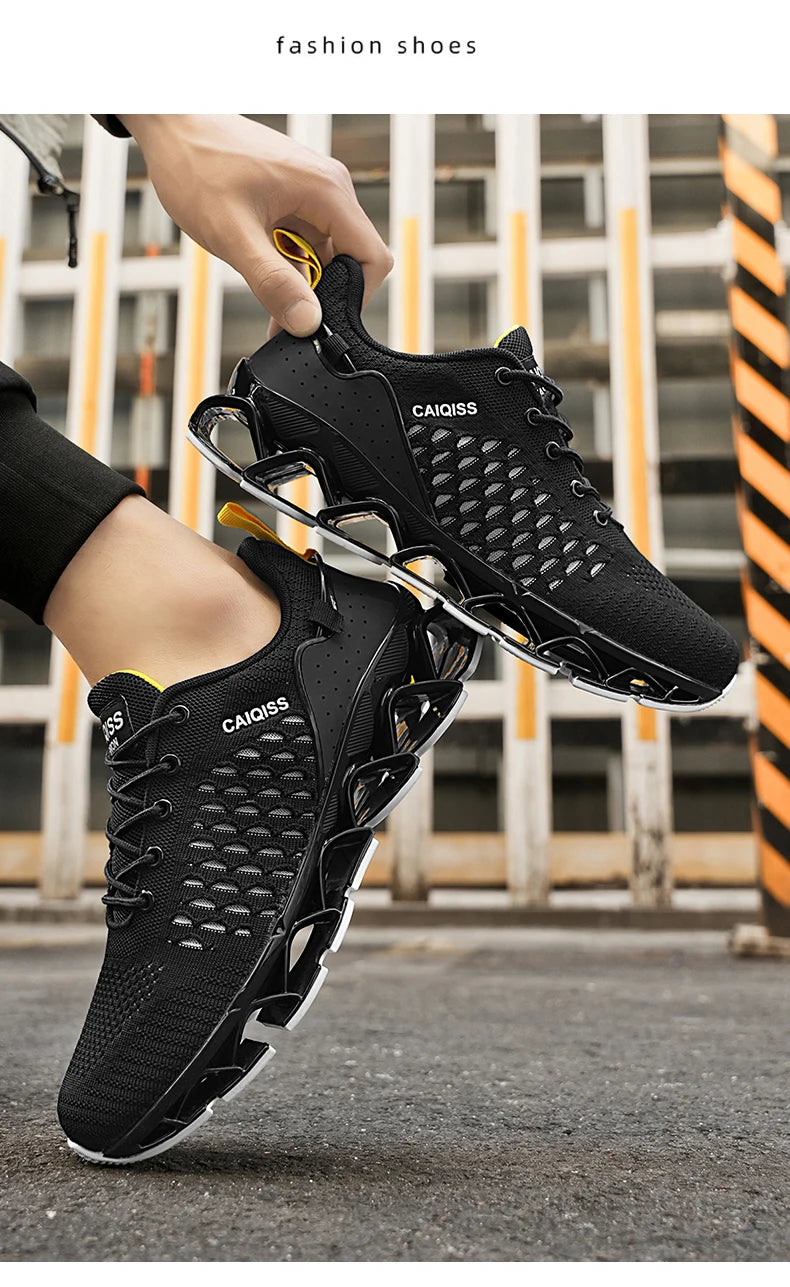 Casual Sneakers Mens Shock-absorb Running Shoes Lightweight Breathable Sports Shoes for Men 2026 New Trendy Gym Trainers for Man Pi-Mart