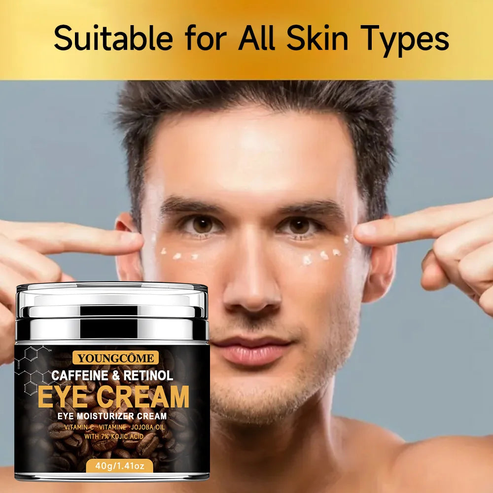 Caffeine Eye Cream Fade Dark Circles Eye Cream Firming Removal Puffiness Moisturizing Lightening  Anti-aging Eye Cream Pi-Mart
