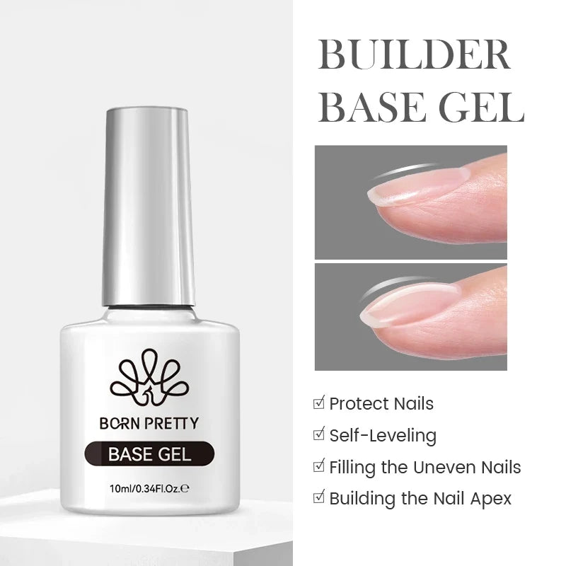 BORN PRETTY 10ml Jelly Nude Gel Nail Polish 50 Colors Semi Transparent Nail Art Nail Supplies Soak off UV LED Nails Gel Varnish Tri Light Beauty