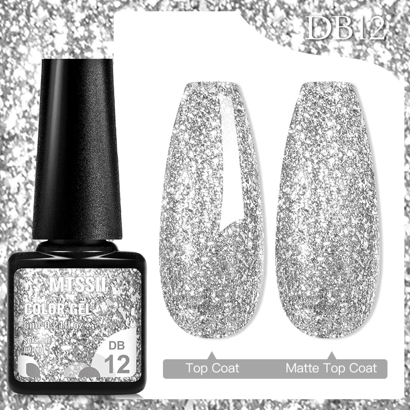 Mtssii 6ML Chocolate Color Gel Nail Polish Brown Semi Permanent UV Gel Autumn Winter Popular Soak Off Nail Art Gel Varnishes Tri Light Beauty