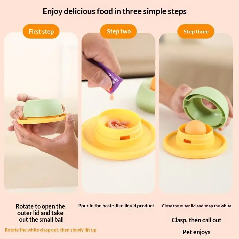 Pet Lick Mat Yogurt Licking Plate Slow Feeder For Dogs & Cats - Interactive Snack Bowl Promotes Dental Health Pet Licking Mat. Pi-Mart
