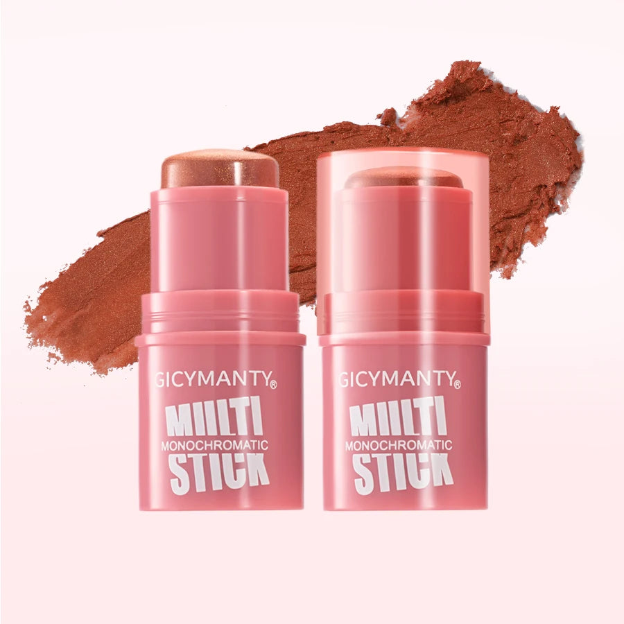 GICYMANTY Multi-Use Blush Stick  Contouring  Highlighting Cream Blush Stick  Finely Contouring Stick Pi-Mart