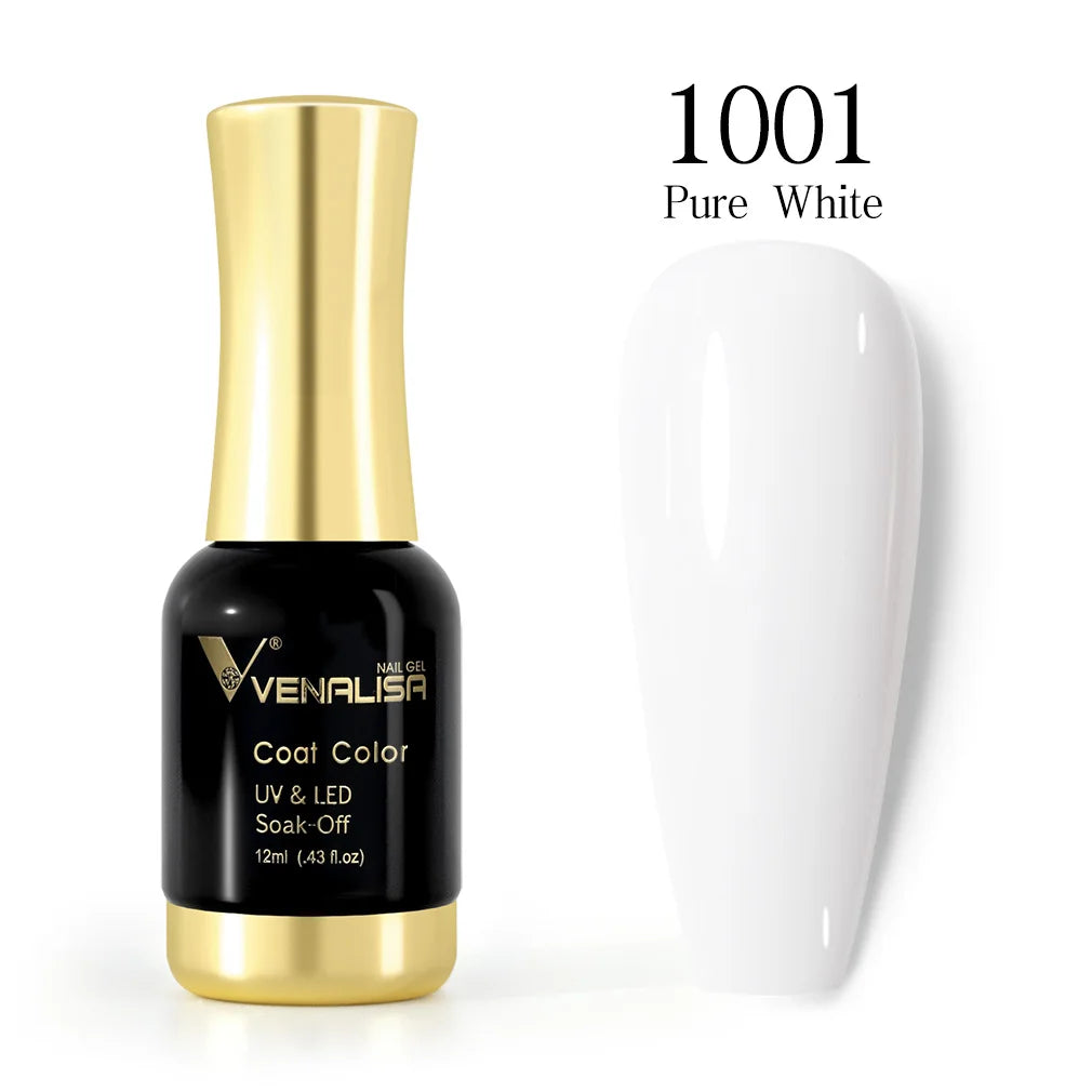 VENALISA Nail Gel Varnish TPO FREE Soak Off UV LED Organic Odorless Enamels Nail Art Colors 12ml 120Colors UV Gel Nail Polish Tri Light Beauty
