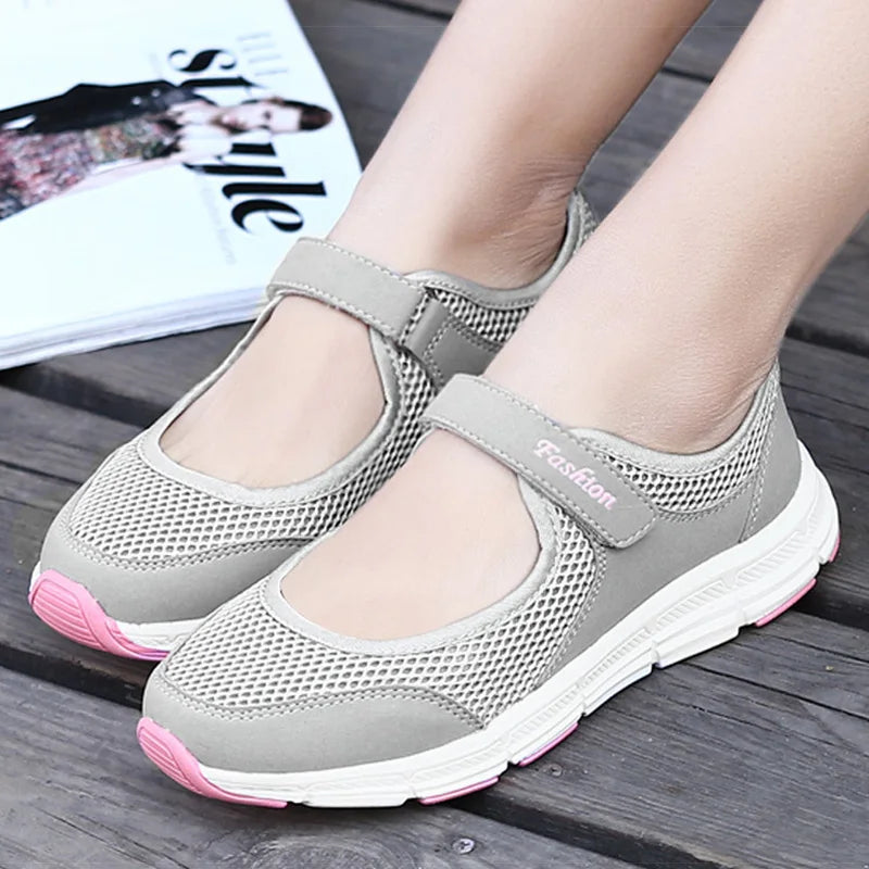 Flat Shoes For Women Light Breathable Autumn Summer Footwear Comfortable Flats Women Moccasins Zapatos Mujeres Mary Jane Shoes LadyShow.Store