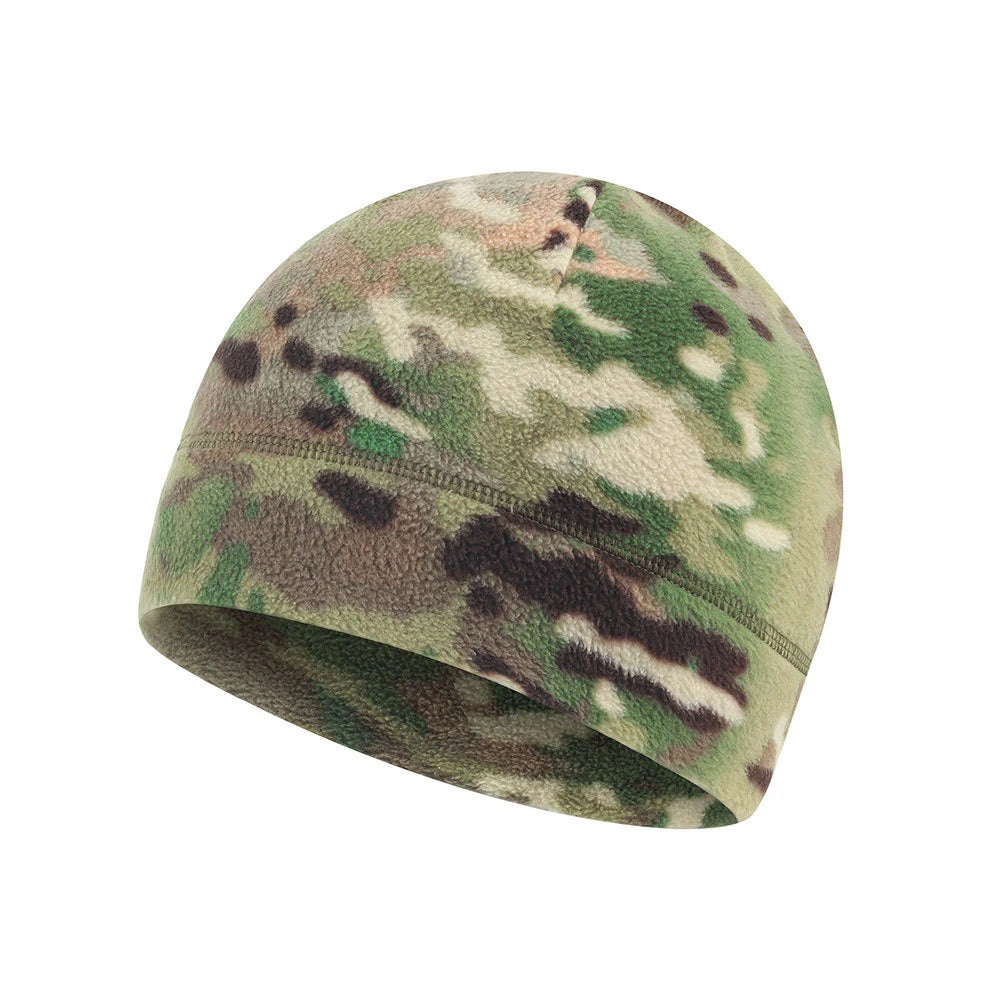 Winter Fleece Beanie Cycling Men Women Elastic Hiking Soft Thermal Commuting Ski Helmet Liner Hat Windproof Camping Cap Outdoor Pi-Mart