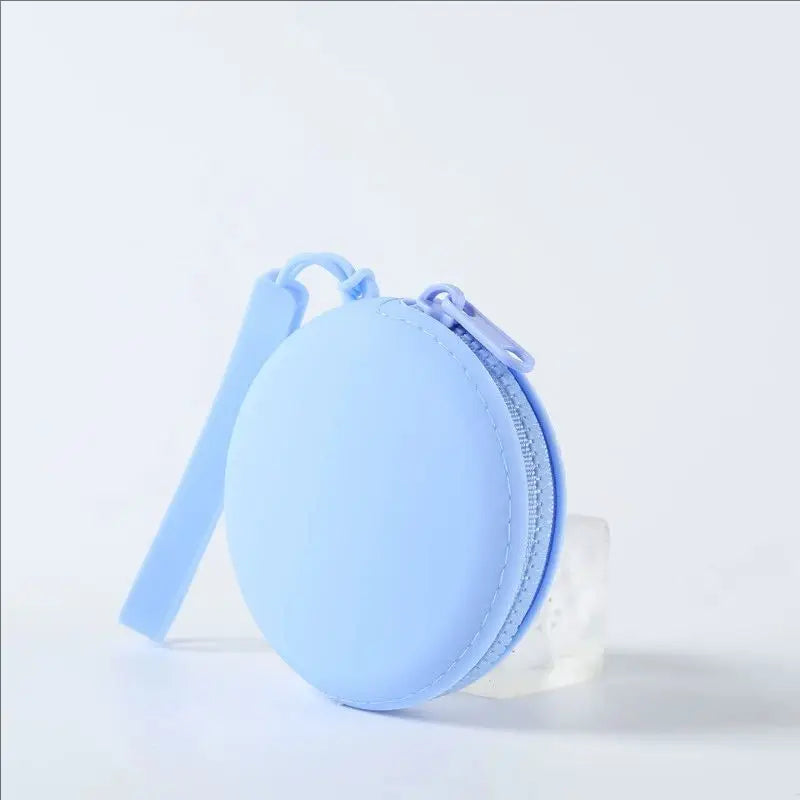 1Pc Silicone Pet Treat Pouch Portable Travel Training Bag Round Silicone Snack Bag for Dogs and Cats Pet Accessories Pi-Mart