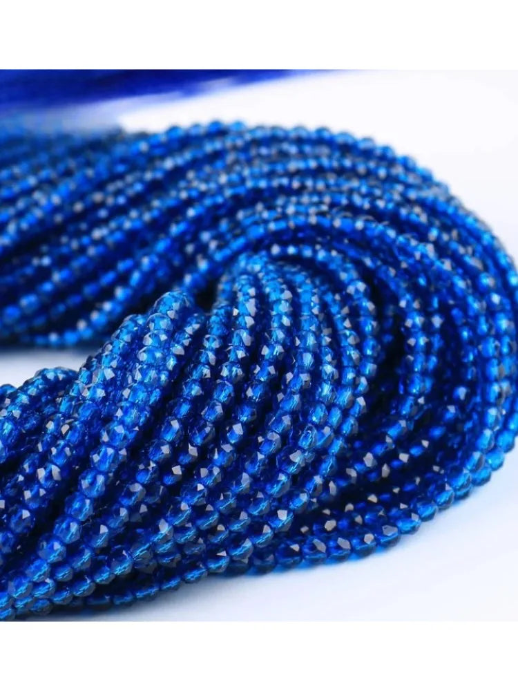 A 4mm Flat Bead Wheel Bead Loose Bead Crystal Glass Bead Bracelet Necklace Beaded Material DIY Jewelry Accessories Pi-Mart
