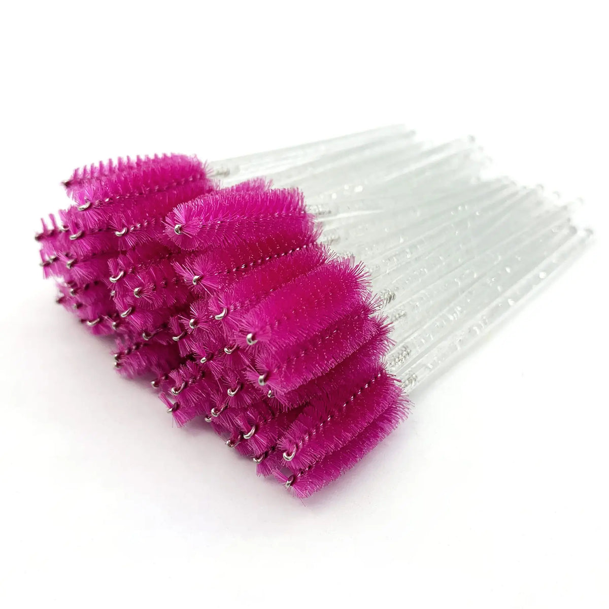Disposable Eyelashes Brushes Crystal Diamond Handle Lash Brush Eyebrow Mascara Wands Eyelash Extension Supplies Makeup Tools Pi-Mart