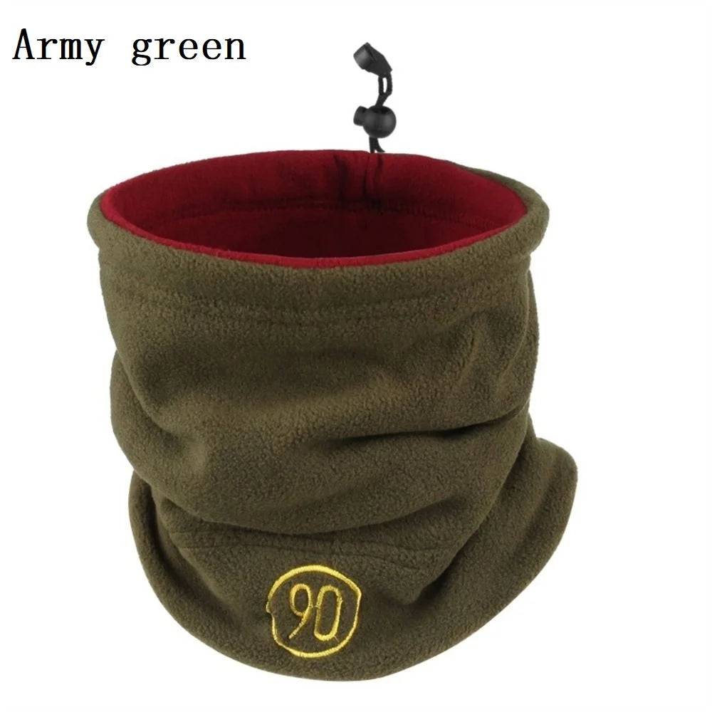 Fashion Winter Camping Warm Fleece Neck Gaiter Ski Tube Scarf Snowboard Face MaskFor Men Women Outdoor Cycling Cold-proof Collar Pi-Mart