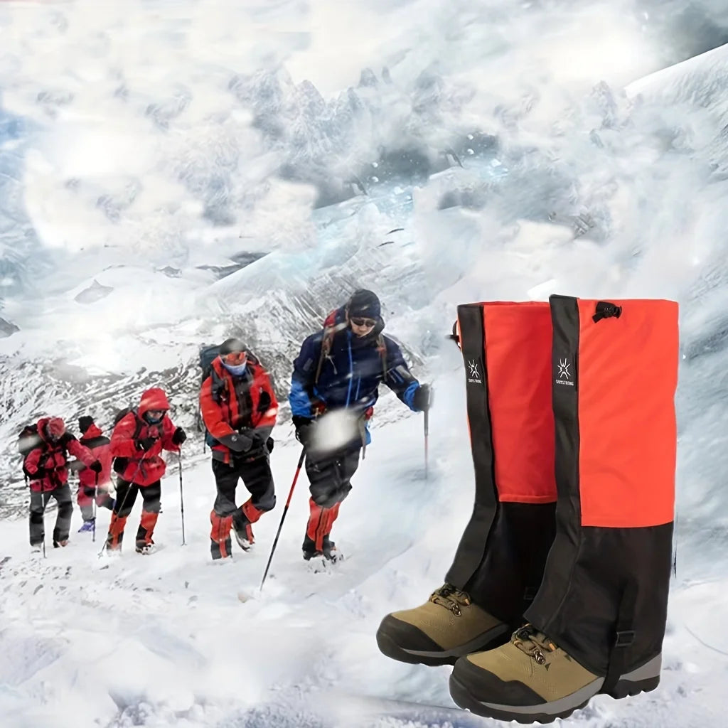 Waterproof Snow Sand Prevention Leg Gaiters Essential Protective Gear for Outdoor Mountaineering Skiing Desert Hiking Exploratio Pi-Mart