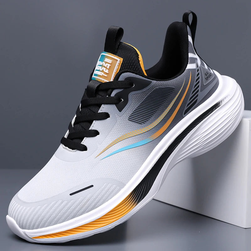 Men's Fashion Sneakers Breathable Comfortable Lightweight Walking Shoes Casual Sports Running Tennis Gym Training Shoes for Men Pi-Mart