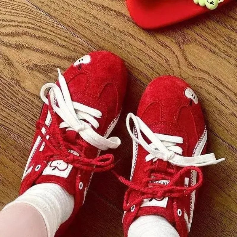 Luxury Brand Women Sneakers Flats Sport Tennis Shoes Women Summer Running Sport  Shoes Walking Hiking Lace Up Zapatos De Mujer LadyShow.Store