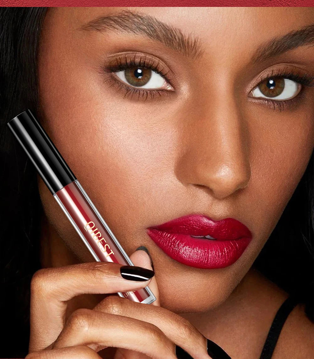3pcs Matte Liquid Lipstick+Lip Liner Set Lip Glaze Makeup Nude Black Red Velvet Lip Gloss Long Lasting Lip Tint Cosmetics Kits Pi-Mart