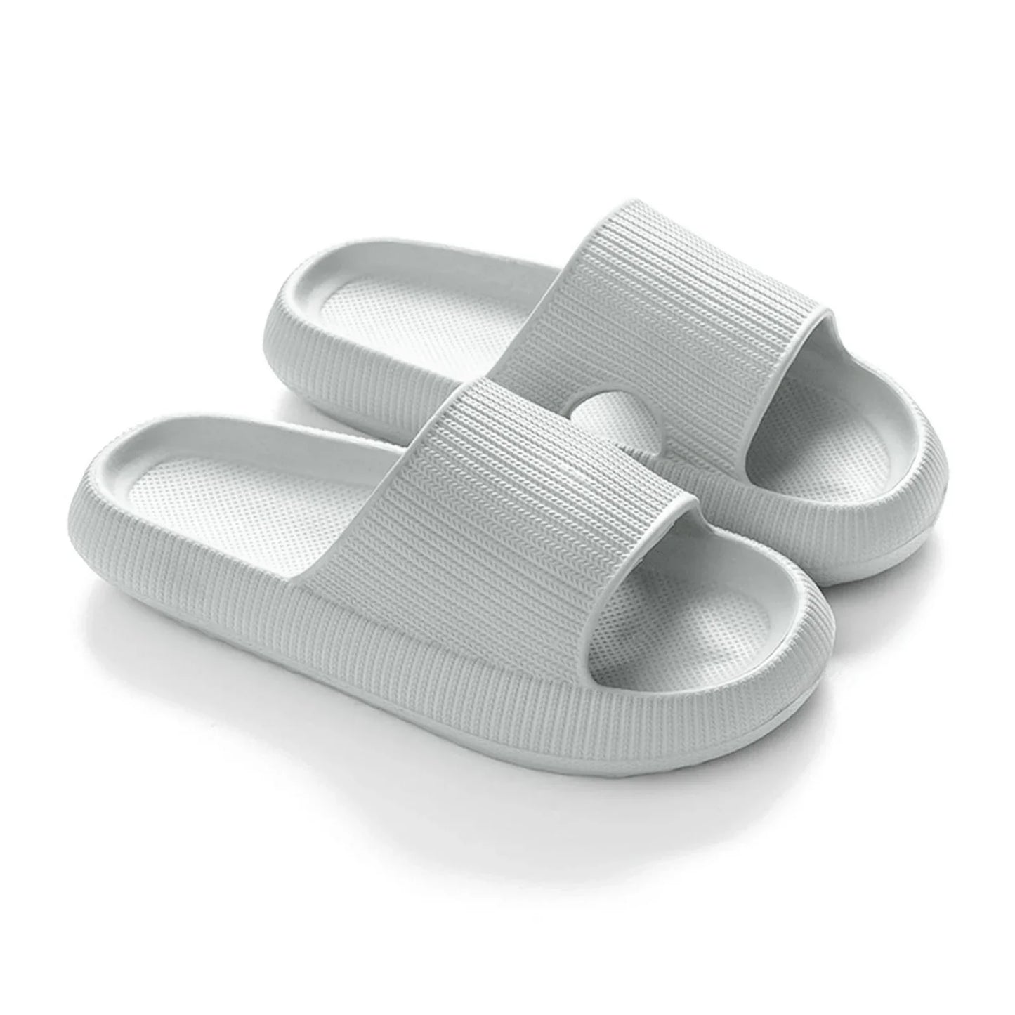Thick Sole Cloud Slippers Women Men,Large Size,Pillow House Slippers Shower Sandals,Indoor Bathroom Slides,Lightweight,Non-Slip LadyShow.Store