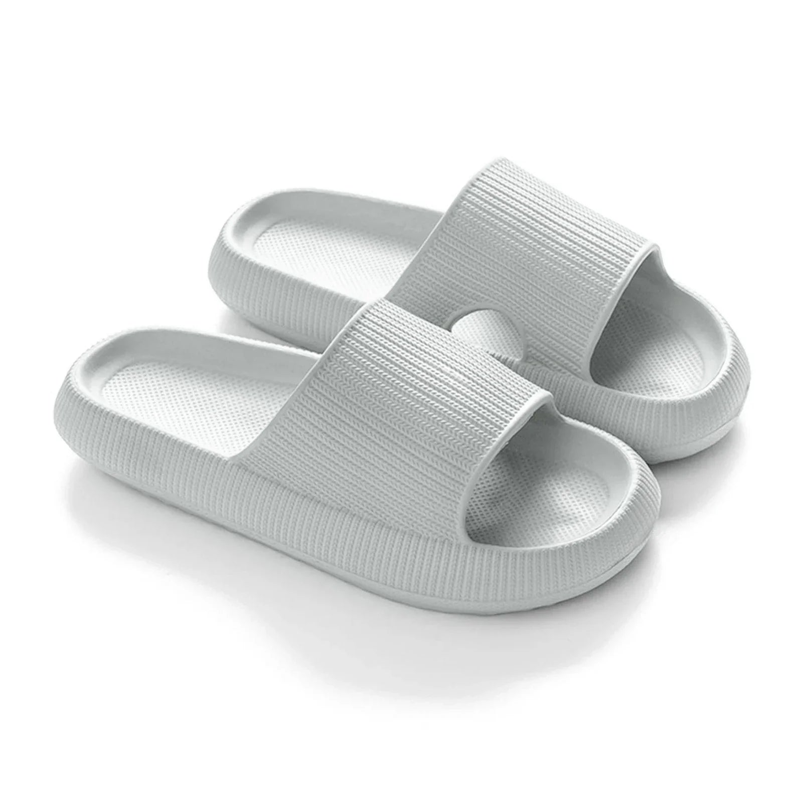 Thick Sole Cloud Slippers Women Men,Large Size,Pillow House Slippers Shower Sandals,Indoor Bathroom Slides,Lightweight,Non-Slip LadyShow.Store