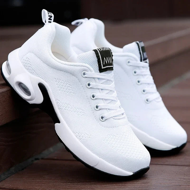 Women Platform Casual Sneakers Shoes Mesh Breathable Running Shoes Chunky Summer Sports Tenis Shoes 2024 Luxury Vulcanize Shoes LadyShow.Store