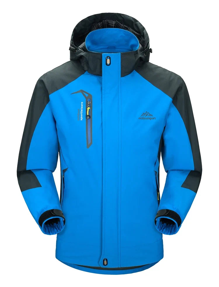 Men's Lightweight Waterproof Rain Jacket 5000mm Windbreaker Lined Casual Spring Autumn Fishing Hiking Outdoor Leisure Jacket LadyShow.Store