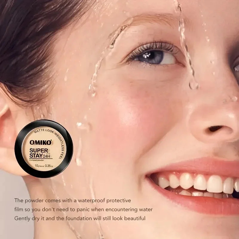Loose Powder 3Colors Face Pressed Powder Long Lasting Oil Control Makeup Mineral Powder Natural Concealer Contour Face Cosmetics Tri Light Beauty