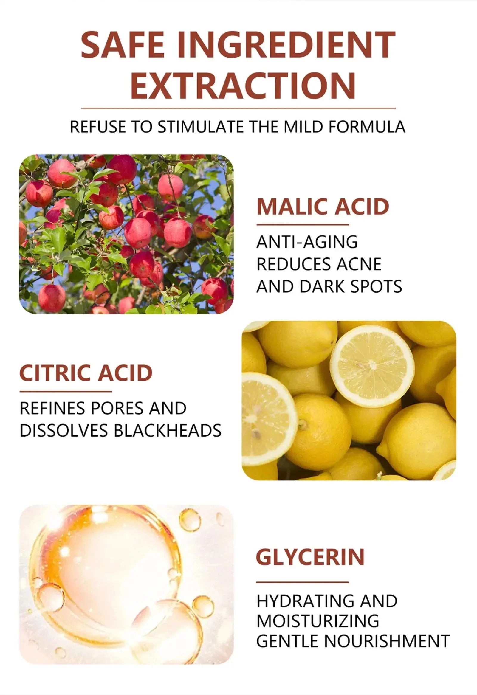 Acid Peeling Serum Chemical Exfoliant Peel For Remove Face Dark Skin Spots Whiten Lighten Melanin Peeling Solution Skin Peel Pi-Mart