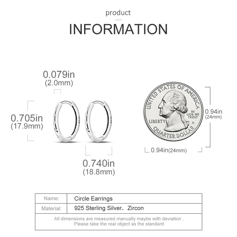 Genuine 925 Sterling Silver Love Feather Earrings Fit Original Charms Hoop For Women Girls Stud Earring Fine Jewelry Gifts Pi-Mart
