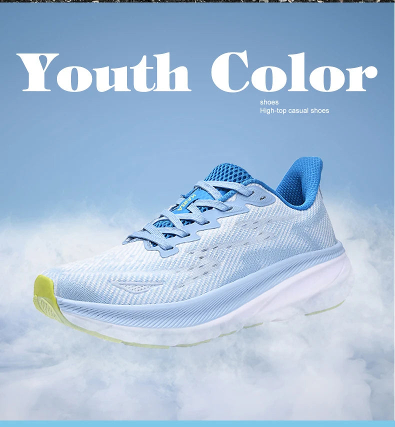 New Running Casual Sports Shoes Outdoor Comfortable Spring Summer Non-slip Sneakers Unisex for Men Women Soft Trainer Men Trail Pi-Mart