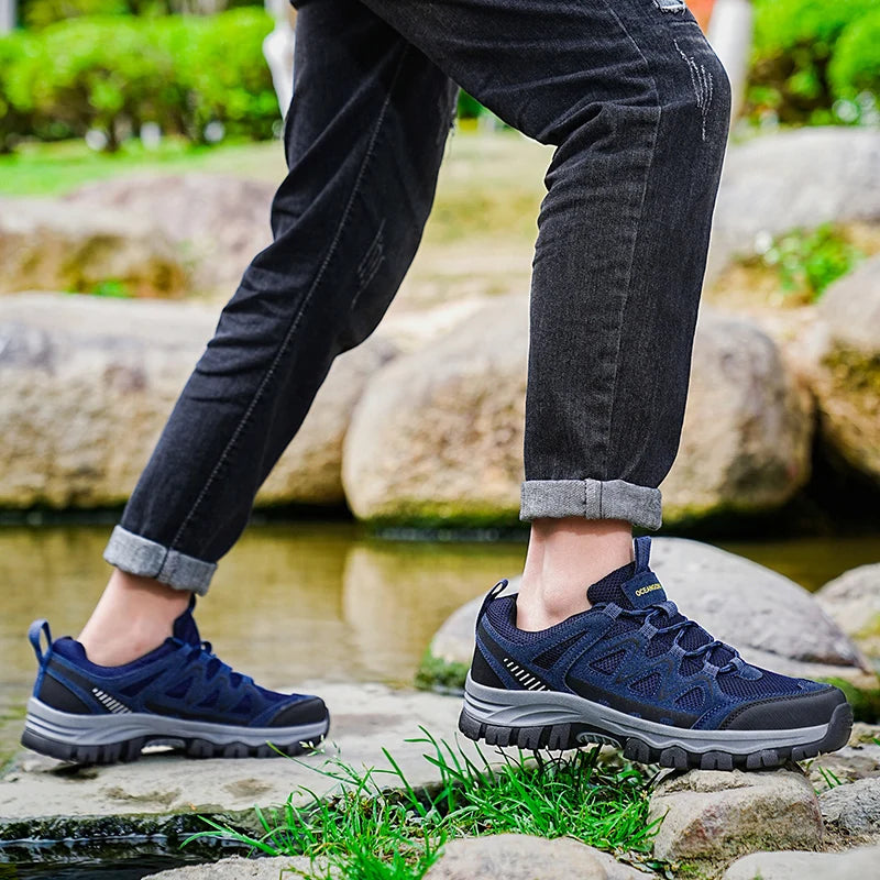 Men'S Hiking Shoes Sports Shoes Classic Design Outdoor Hiking Breathable Lightweight Sports Shoes Autumn New Items 39-48 Pi-Mart