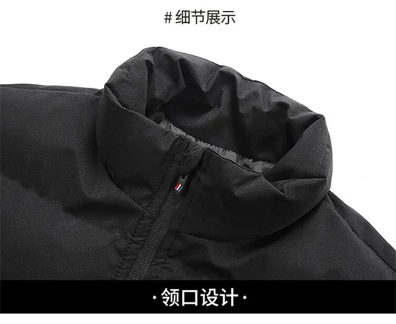 2026 Men Down Jackets Parker Coat Parker Jacket Thick Warm Winter Cold and Waterproof Clothing Men's Puffer Jackets Windbreaker Pi-Mart