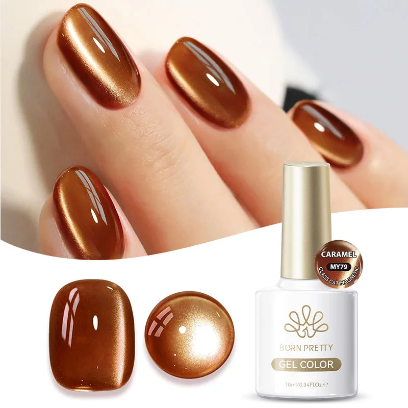 BORN PRETTY 117 Colors Cat Magnetic Gel Nail Polish 10ml Full Coverage Varnish Semi Permanent Super Gorgeous Nails Manicure Tri Light Beauty