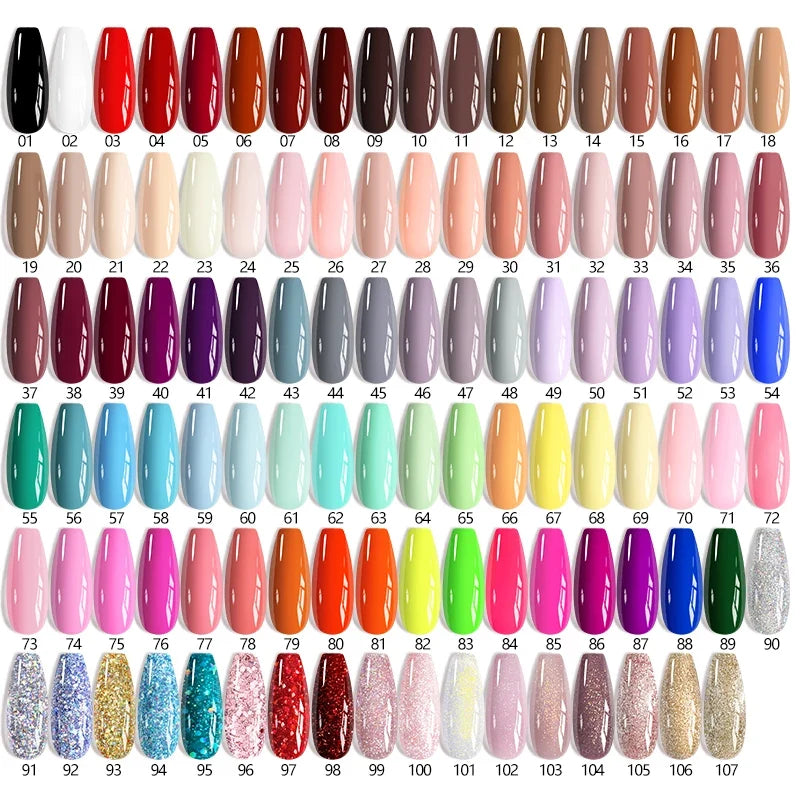 UR SUGAR 7ML Nail Gel Fresh Macaron 107 Colors All For Manicure Semi Permanent Soak Off LED UV Long-Lasting Nail Art Varnish Tri Light Beauty