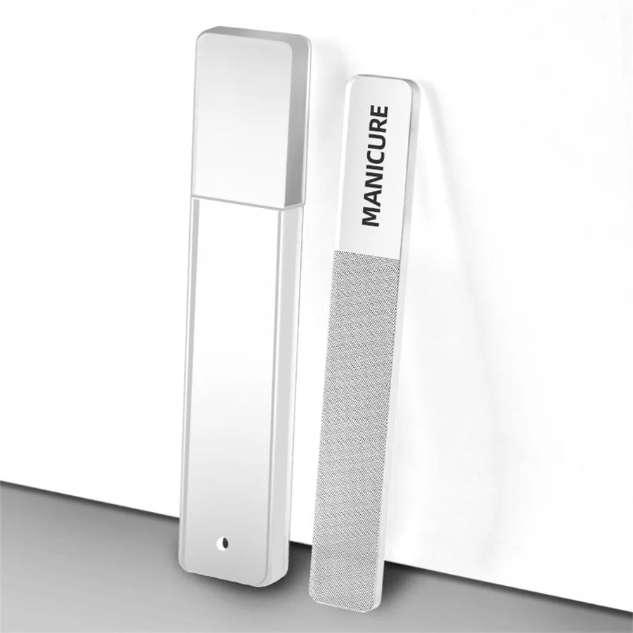 Nano Glass Nail File Transparent Crystal Nail Polish Rubbing Strip Polishing And Shining Nail Enhancement Tool Tri Light Beauty