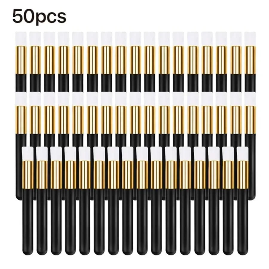 10/20/50pcs Eyelash Cleaning Brush Lash Shampoo Brush for Eyelash Extensions Peel Off Nose Pore Blackhead Remover Makeup Tools Tri Light Beauty