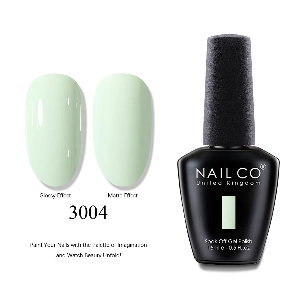 NAILCO 15ml Brown Nails Art Red Color Gel Nail Polish Semi-permanent UV Gel Polish Coffee Manicure Chocolate Hybrid Nail Varnish Tri Light Beauty