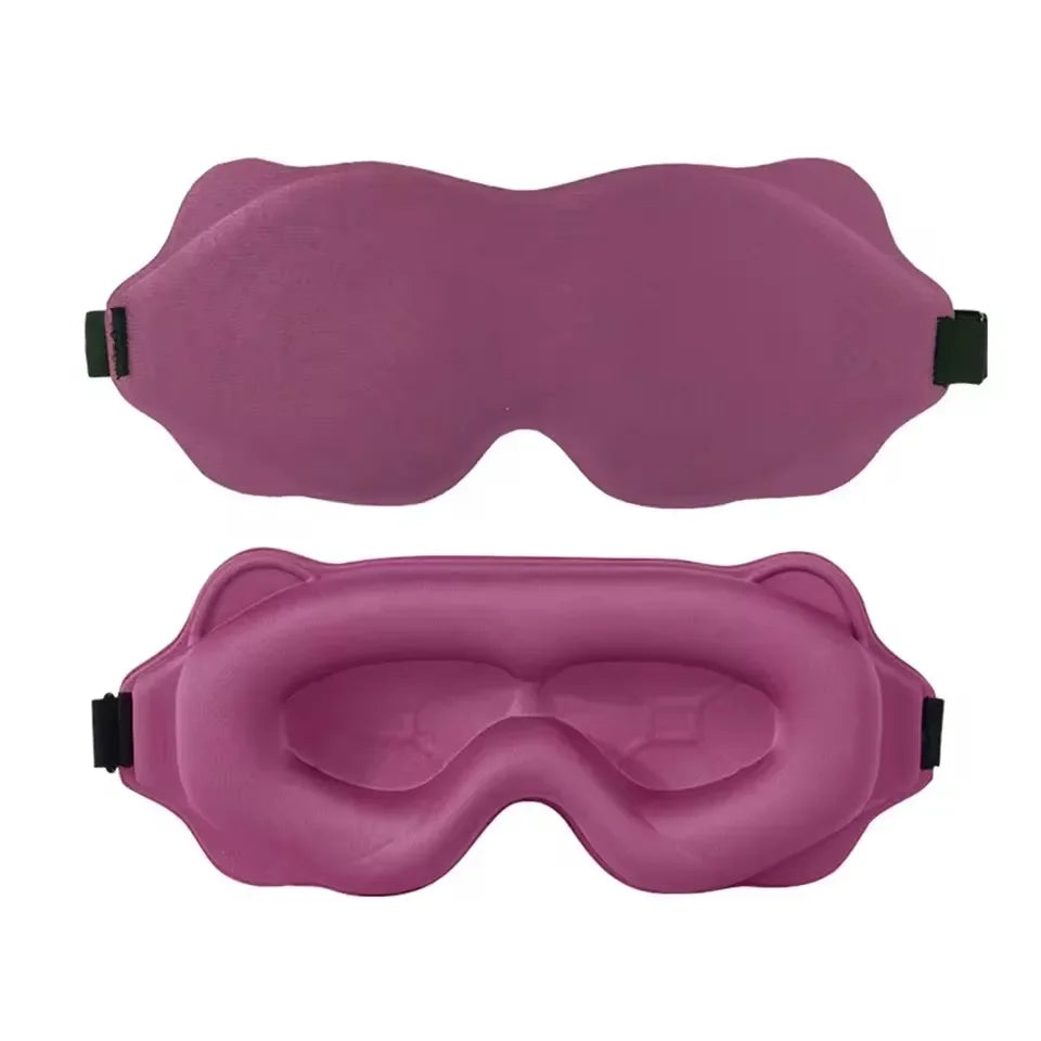 Sleeping Mask Eyepatch Blindfold Light Travel Eye Mask for 3D Sleeping Mask Slaapmasker Night Sleep Patch Portable Eyemask Pad Tri Light Beauty