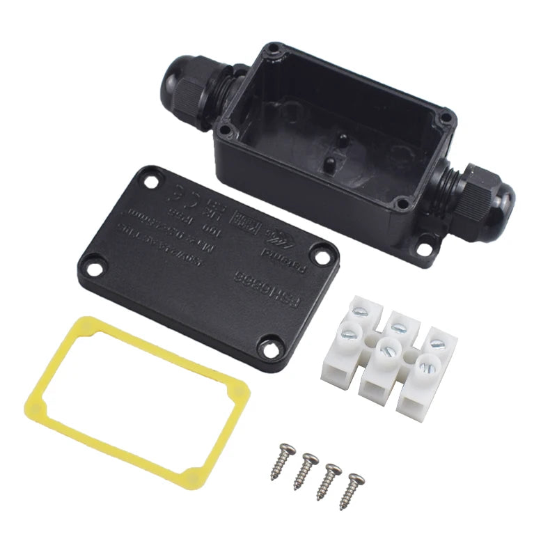 IP66 Waterproof Junction Box 2 Way 3 Way 3mm-6.5mm Cable Connector Sealed Retardant Electrical Outdoor Waterproof Box Pi-Mart