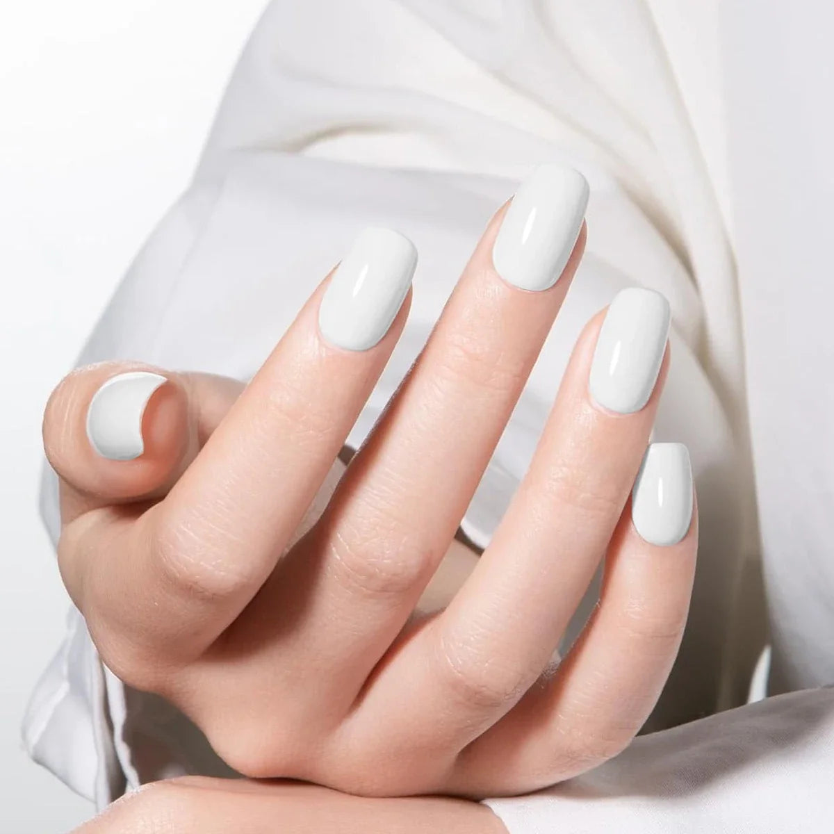 Hassleless 15ml White Gel Nail Polish, French Extension, Requires Uv Led Lamp, Gel French Manicure, Nail Supplies, Nail Art for Tri Light Beauty