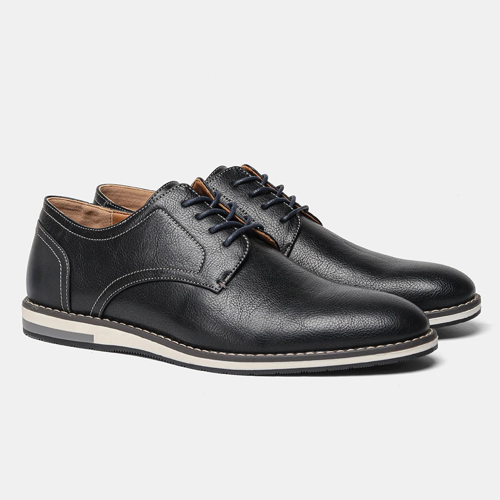 Leather loafer men fashion comfortable 2024 brand casual shoes men Pi-Mart