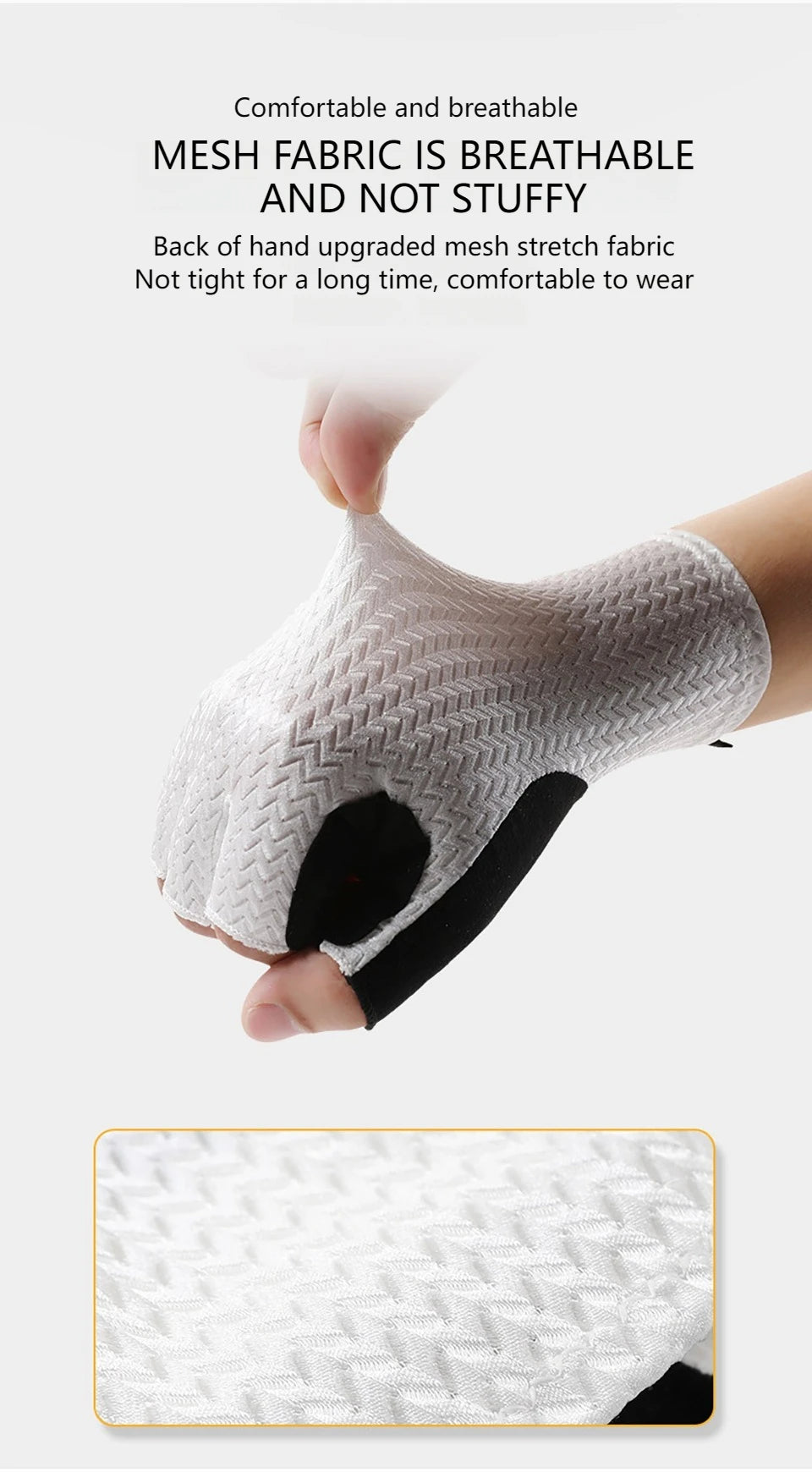 GTUBIKE Summer Breathable Half Finger Cycling Gloves Ultralight Road Bike Gloves Anti-Slip Silicone Pad Cooling Sport Gear Pi-Mart