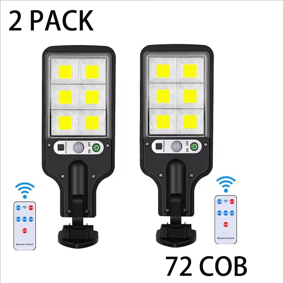 Outdoor Solar Wall Led Light with Human Body Motion Sensor 3 Modes Garden Terrace Garage Courtyard Waterproof Street Lighting Pi-Mart