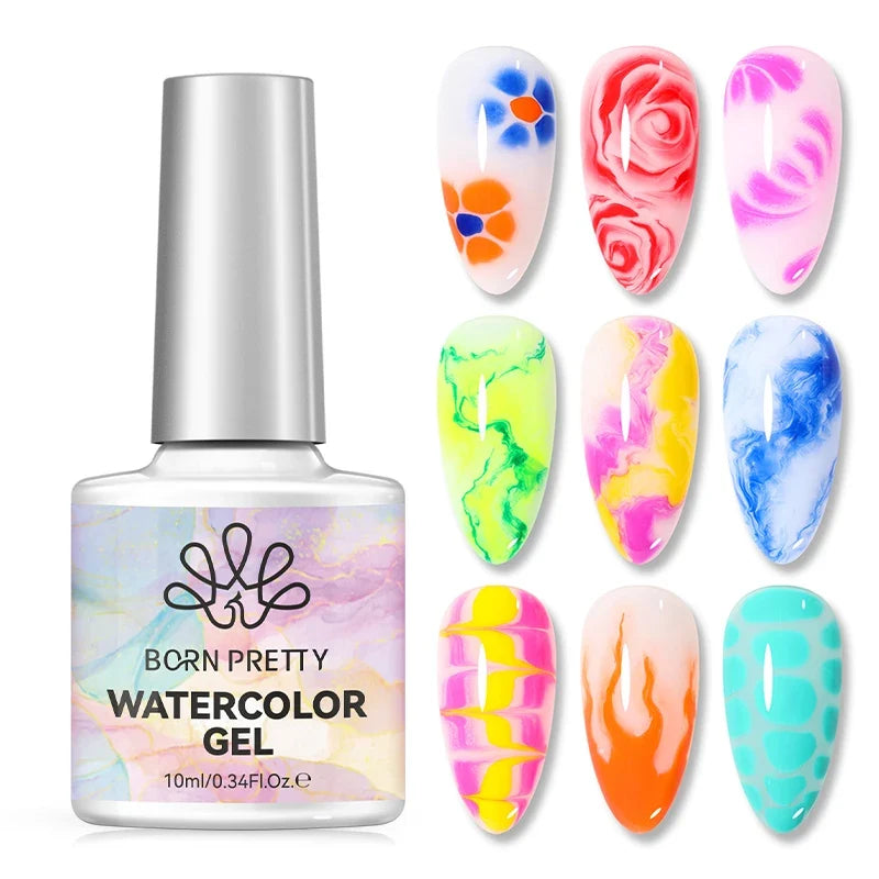 BORN PRETTY 10ml Base Gel Top Coat Rubber Gel Reinforcement Gel for Nails Tools Soak Off UV LED Nail Varnish Function Gel Tri Light Beauty