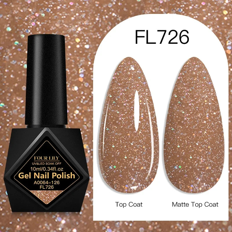 10ml Gel Nail Polish 162 Colors Nail Supplies Vernis Semi Permanent Nail Art Manicure Soak Off LED UV Gel Nail Varnishes Summer Tri Light Beauty