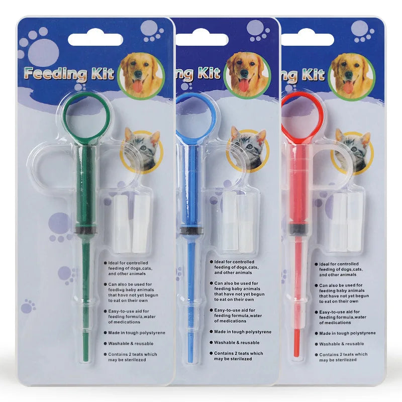 Pet feeding syringe safe and comfortable pet cat dog feeding medicine stick deworming liquid medicine syringe pet supplies Pi-Mart