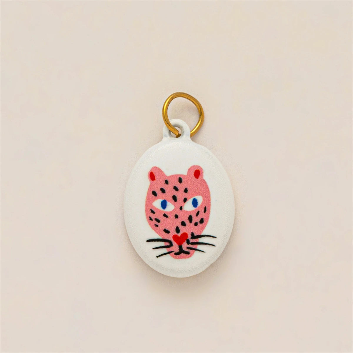 Colorful dopamine pendant necklace, heart-shaped sun, white dove, small snake, gold-plated and color preserving Pi-Mart