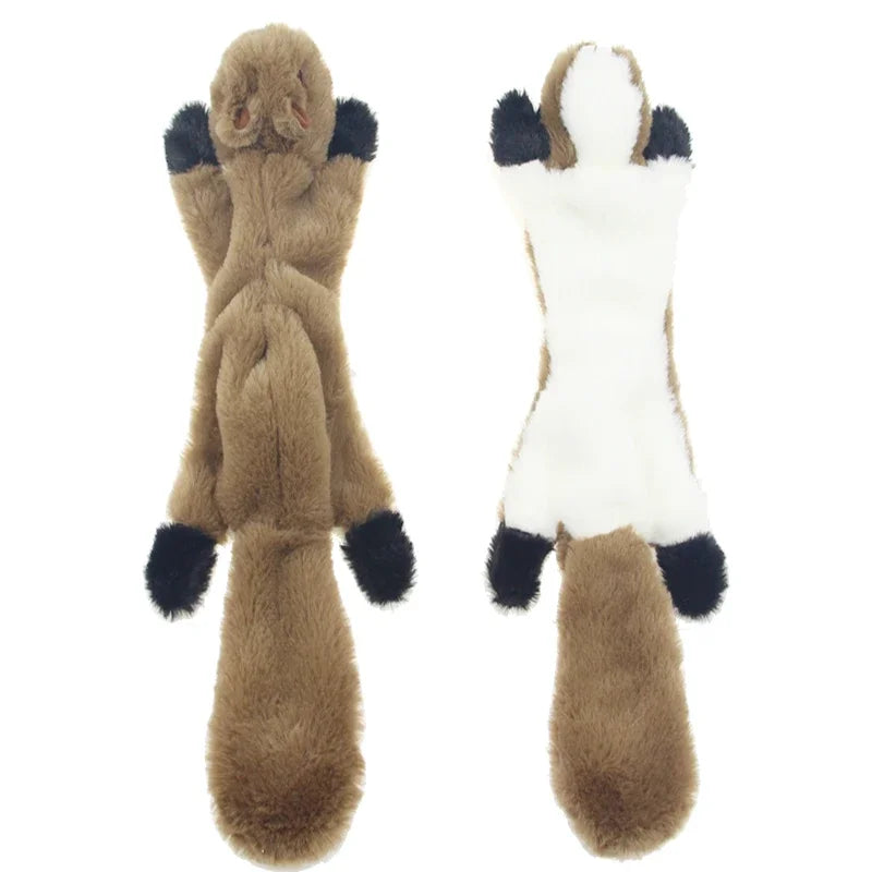 New 45cm Simulated Animal Holster No Stuffing with Squeakers Dog Chew Toy Durable Plush Crinkle Pet Squeak Toys Pet Supplies Pi-Mart