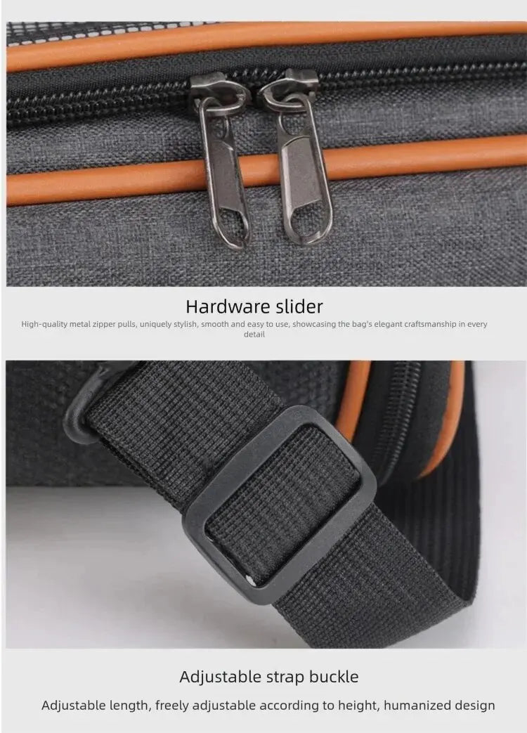 Dog Pet Carrier Bag Anti-Collapse Design Multiple Storage Pockets Cat Travel Handbag for Medium Cats, Puppy, Rabbits and Other S Pi-Mart