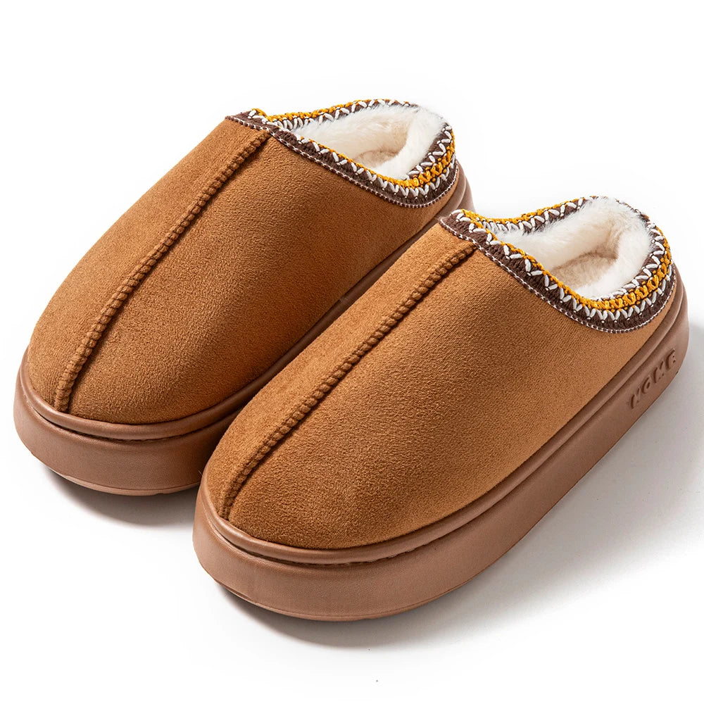 2024 Autumn Winter New Women Home Slippers Open-Toe Cross Band Linen Soled Indoor Slides Linen Soled Non-Slip Bathroom Slippers Pi-Mart