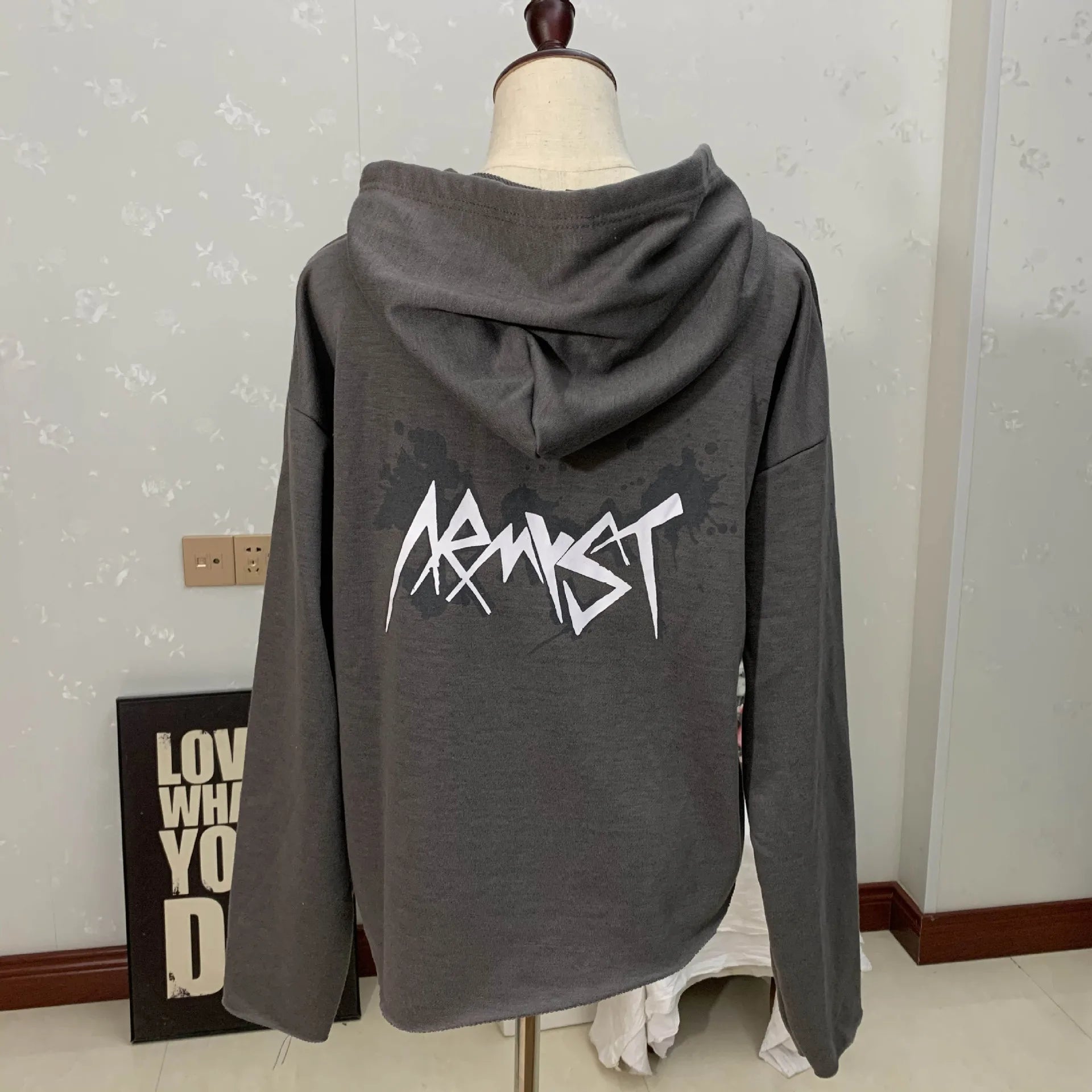 Kpop Original Hoodie Printed Seven With You 13 You Never Walk Alone Digital File Jimin Merch For Fans Card Purple Sweatshirt LadyShow.Store