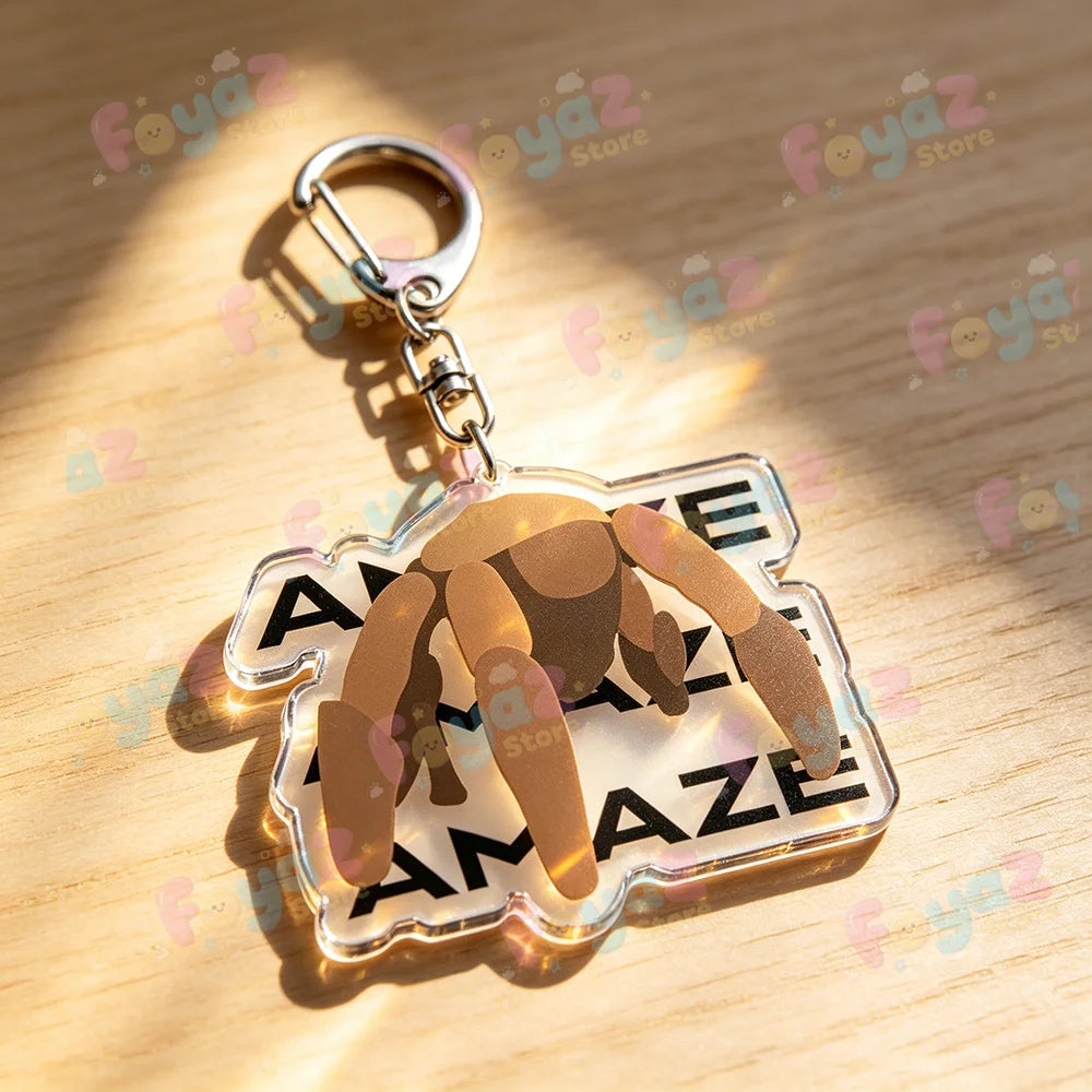 Rocky Amaze Amaze Keychains for Accessories Bag Charm Project Hail Mary Mission Crest Keyrings Jewelry Fans Gifts Pi-Mart