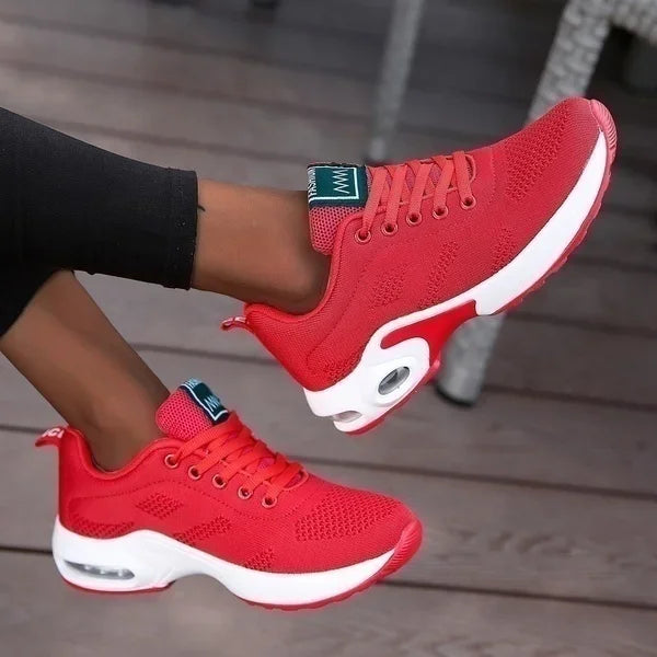Women Platform Casual Sneakers Shoes Mesh Breathable Running Shoes Chunky Summer Sports Tenis Shoes 2024 Luxury Vulcanize Shoes LadyShow.Store